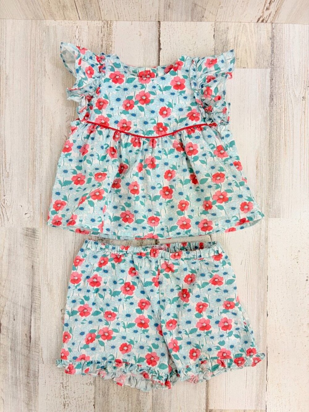 La Coqueta Girls Sz 5 Shorts Set